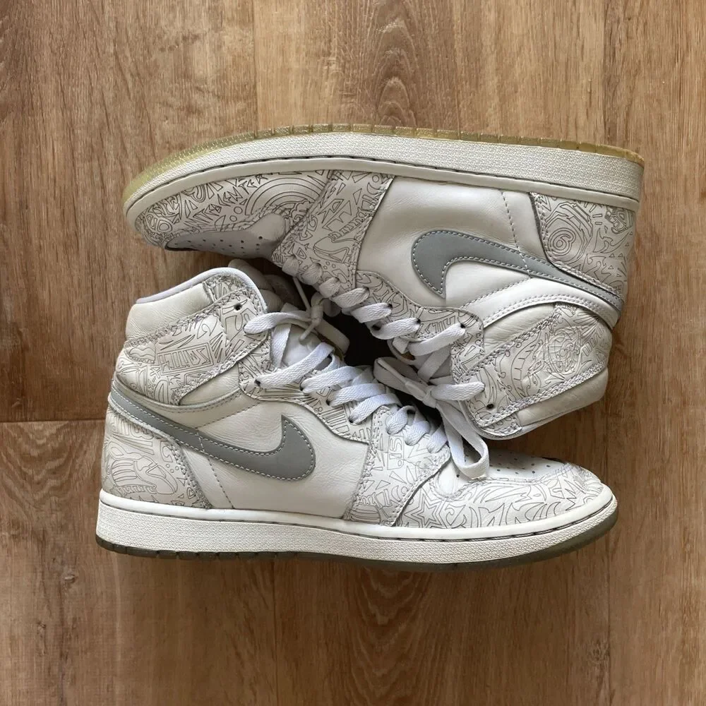 NIKE AIR JORDAN 1 RETRO HIGH OG LASER 30TH ANNIVERSARY LASER SZ 10